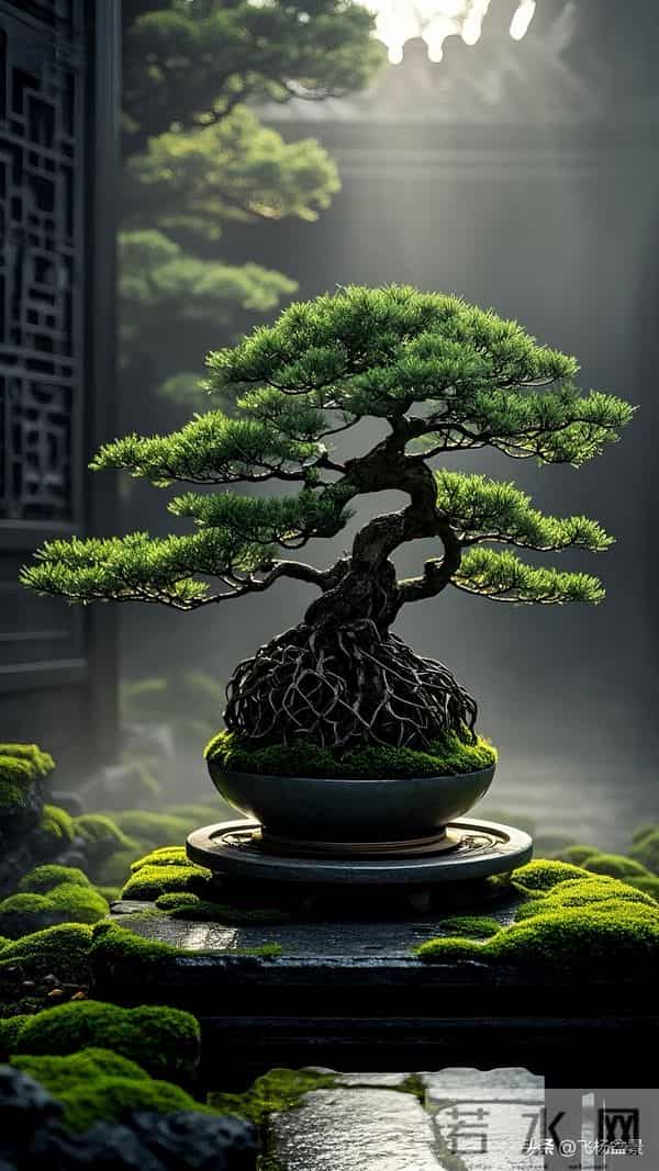 唯美风中式庭院盆景欣赏