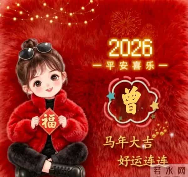 2026跨年姓氏头像，大吉大利，好运连连！