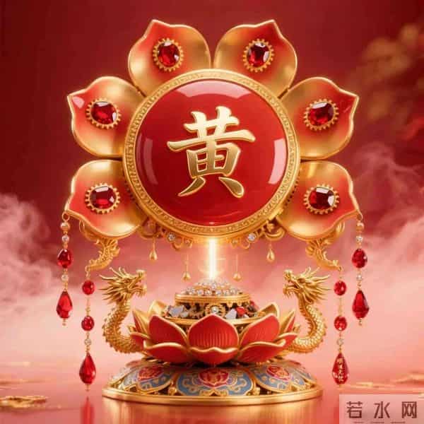 姓氏头像 - 华丽鎏金 - 金龙搭配莲花宝座彰显富贵之美~快来瞧瞧