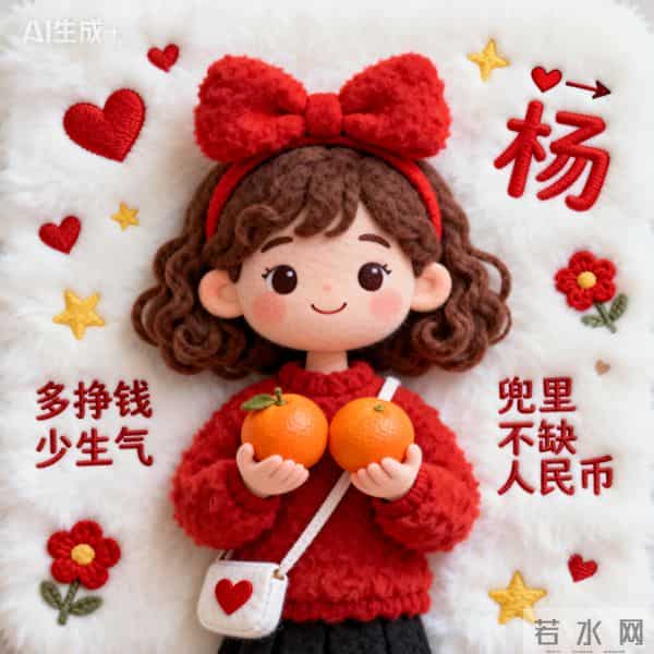 新年多挣钱少生气,羊毛毡头像先安排~