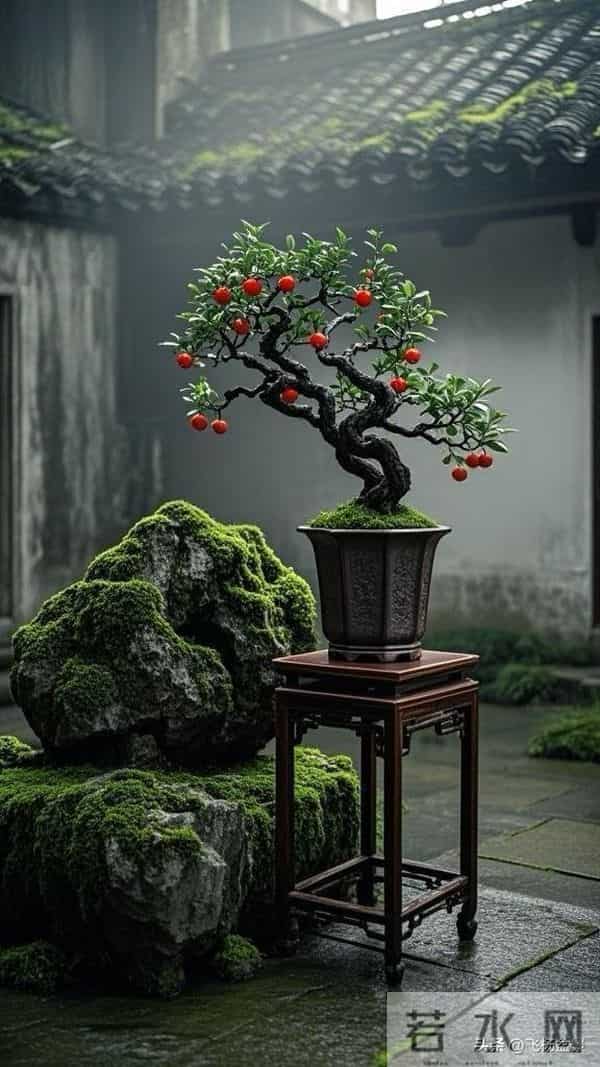 唯美风中式庭院盆景欣赏