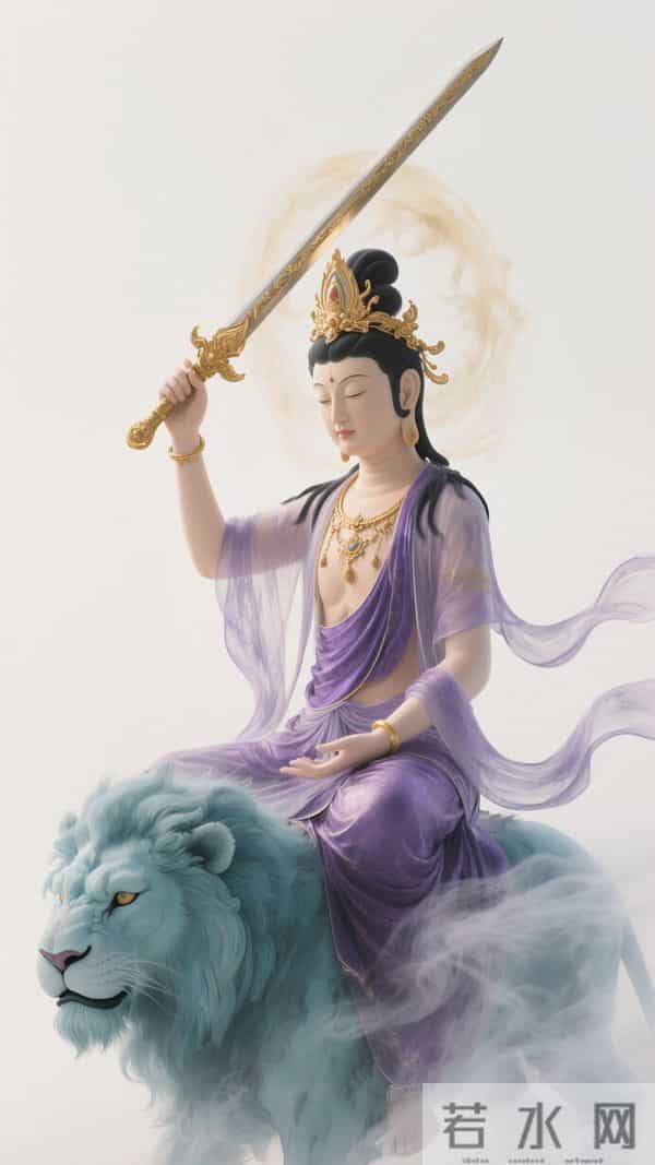 南无文殊菩萨壁纸·万般执念，皆是束缚；百般放下，皆是解脱(47)