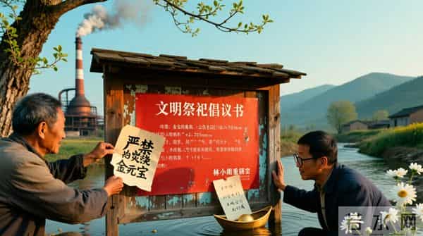 金元宝不能乱烧，土地公告诫：给逝去亲人烧纸。这三句话一定要说