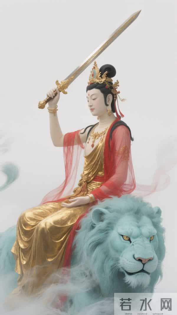 南无文殊菩萨壁纸·万般执念，皆是束缚；百般放下，皆是解脱(47)