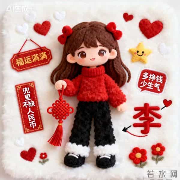 新年多挣钱少生气,羊毛毡头像先安排~