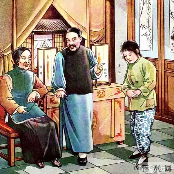 【连环炮】罕见：老版《白毛女》年画，喜儿产下黄世仁的孩子