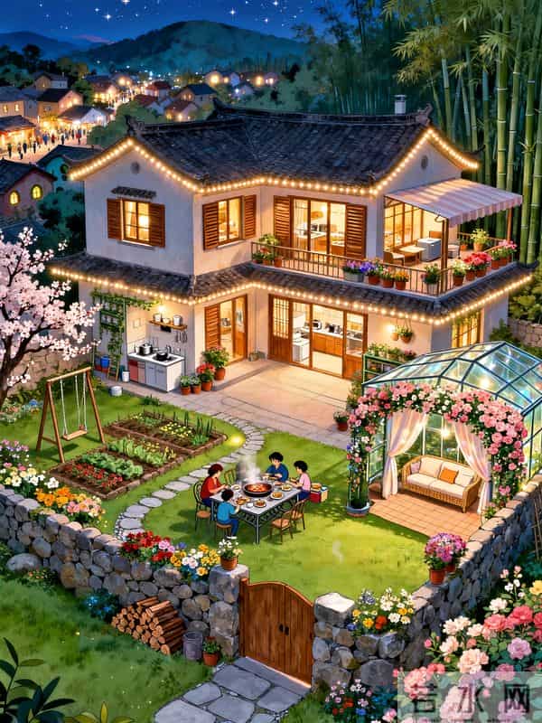 山居宅院，偷得浮生半日闲