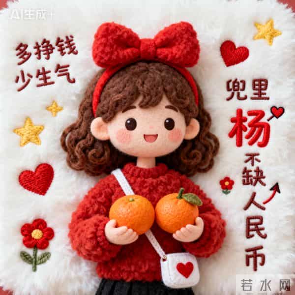 新年多挣钱少生气,羊毛毡头像先安排~