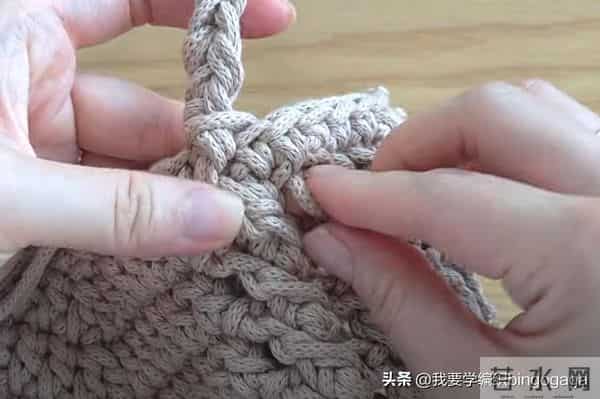 玩转基础款包包钩编,双扭条肩包教程,大方实用简约耐看