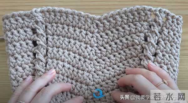 玩转基础款包包钩编,双扭条肩包教程,大方实用简约耐看