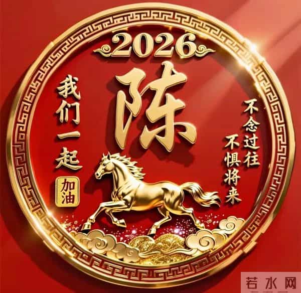 2026年姓氏头像马年成功.张.陈.黄.何.纪.李.潘.祝.朱.林.赵...