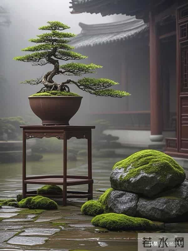 唯美风中式庭院盆景欣赏