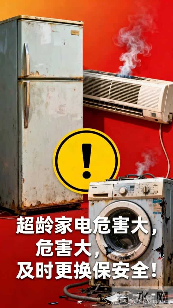 别怪我没提醒你:这5类家电,没坏也要扔掉,不然害人又害己!