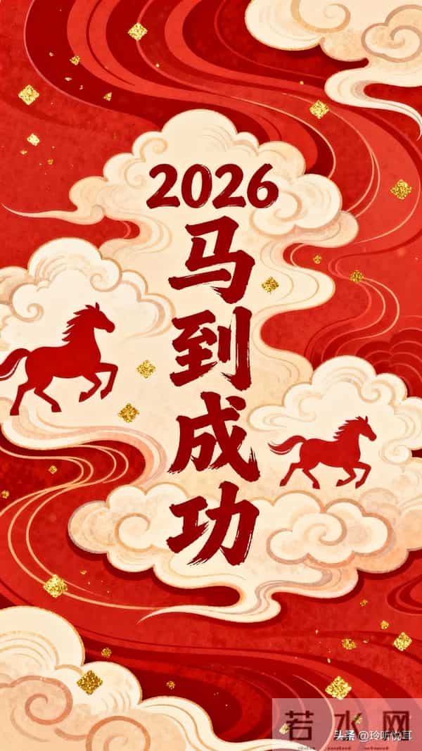 2026年 马到成功 好运连连 精美图片