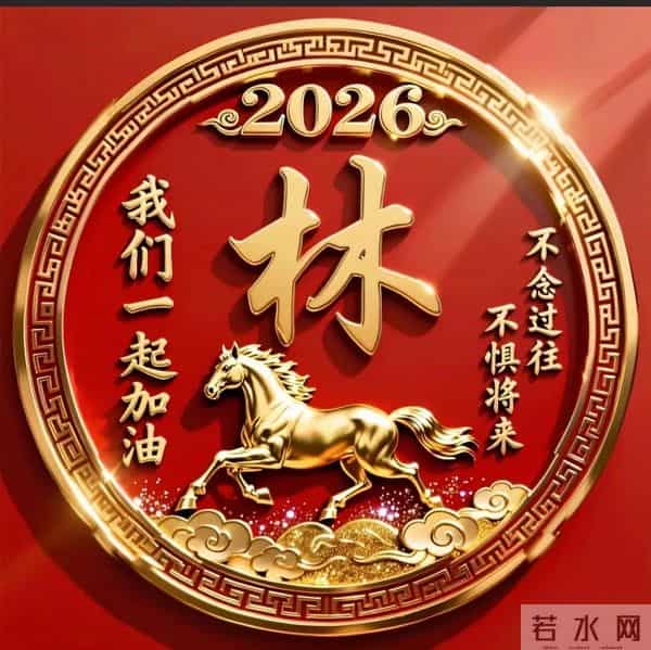 2026年姓氏头像马年成功.张.陈.黄.何.纪.李.潘.祝.朱.林.赵...