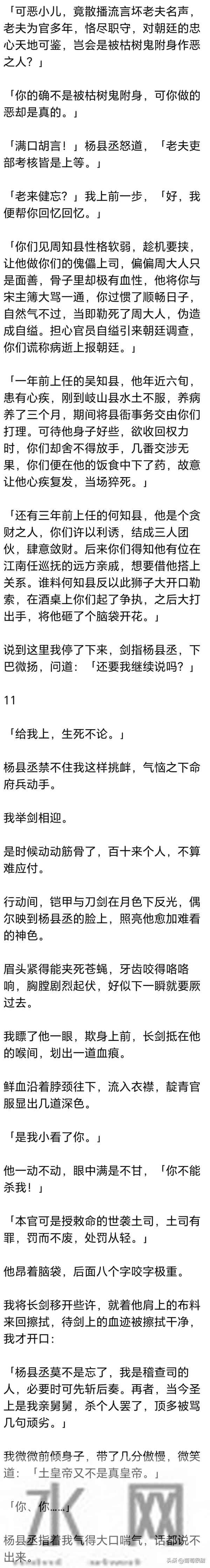 （完）我护送兄长前来岐山县上任，这里二十年间死了十三位知县