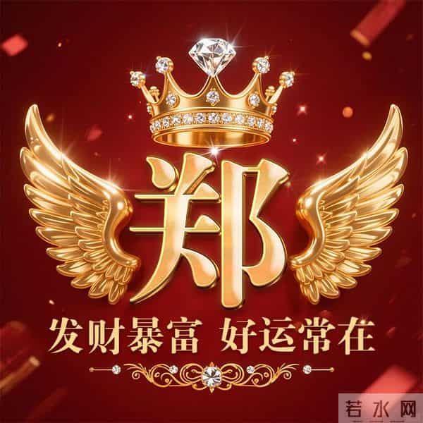发财暴富好运常在姓氏头像-董、叶、许、李、高、方、郑、白…