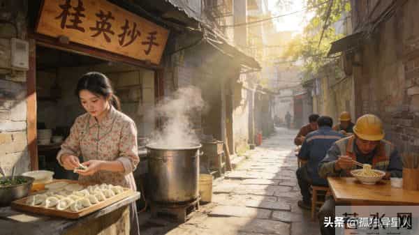 98年，我孤身一人在成都干工地，抄手店大姐姐：我给你暖脚
