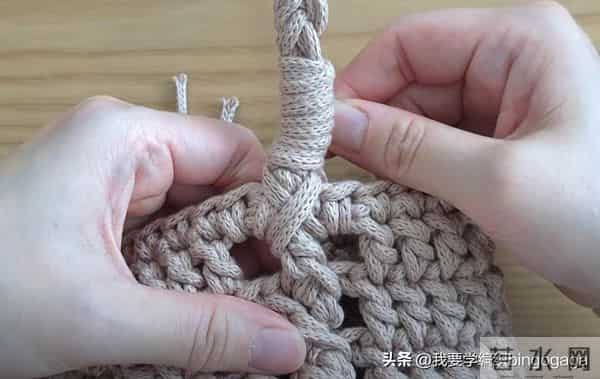 玩转基础款包包钩编,双扭条肩包教程,大方实用简约耐看