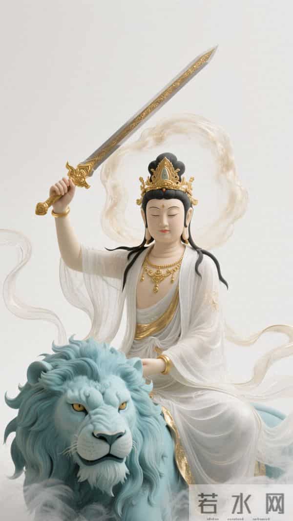 南无文殊菩萨壁纸·万般执念，皆是束缚；百般放下，皆是解脱(47)