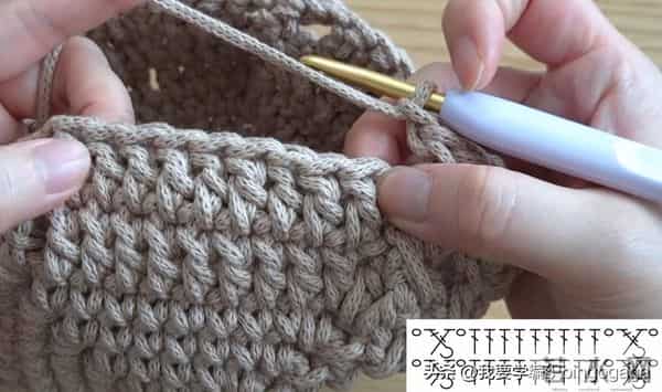 玩转基础款包包钩编,双扭条肩包教程,大方实用简约耐看