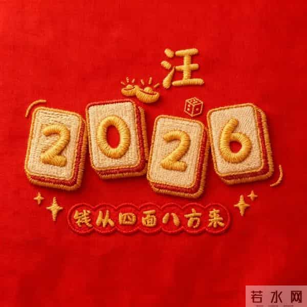 2026好运姓氏头像来啦｜2026 钱从四面八方来！