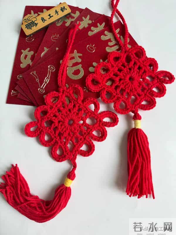 手织中国结，红韵藏福来附图解