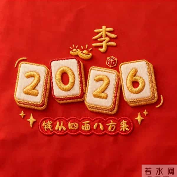 2026好运姓氏头像来啦｜2026 钱从四面八方来！