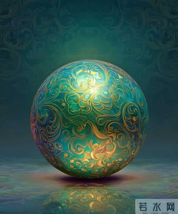 立体彩球 - 壁纸