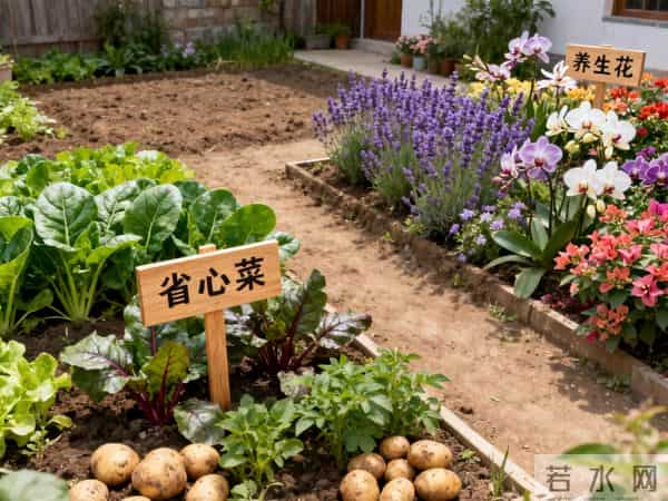 田园院子里，最适合中老年人种的“省心菜”和“养生花”