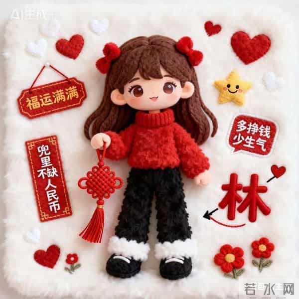 新年多挣钱少生气,羊毛毡头像先安排~