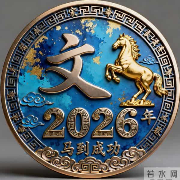 蓝金配色贵气到发光！传统回纹+鎏金泼墨背景，中式美学狠狠拿捏~