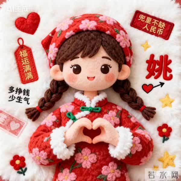 新年多挣钱少生气,羊毛毡头像先安排~