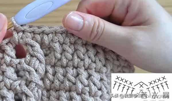 玩转基础款包包钩编,双扭条肩包教程,大方实用简约耐看