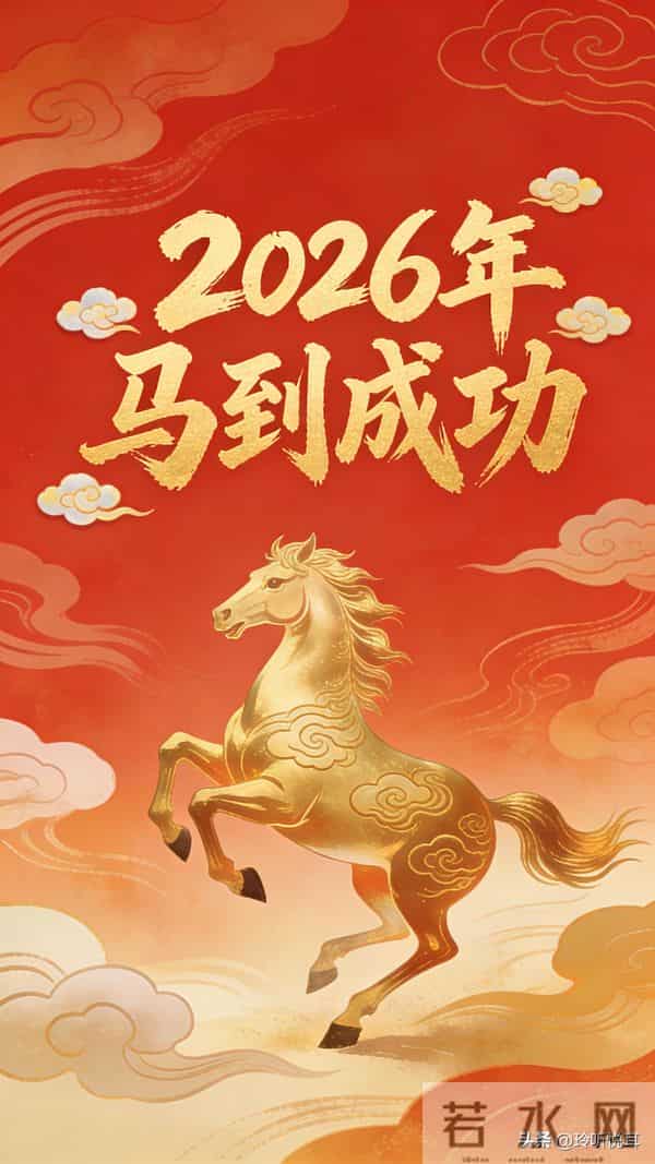 2026年 马到成功 好运连连 精美图片