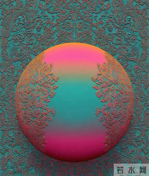 立体彩球 - 壁纸