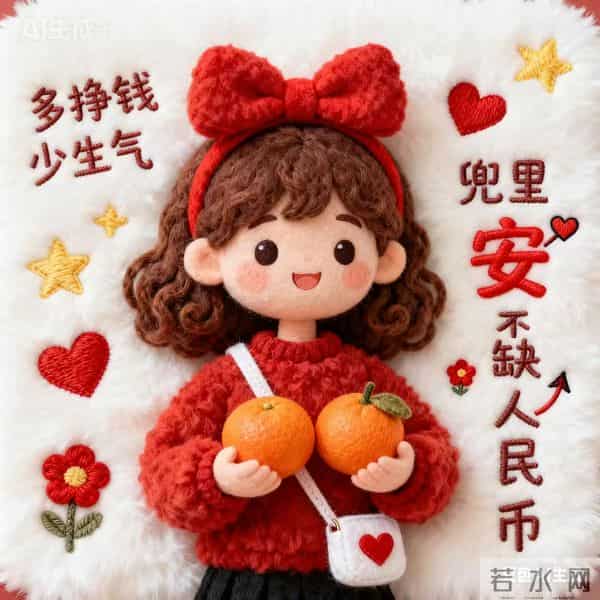 新年多挣钱少生气,羊毛毡头像先安排~