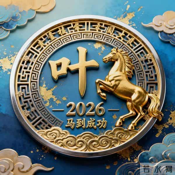 蓝金配色贵气到发光！传统回纹+鎏金泼墨背景，中式美学狠狠拿捏~