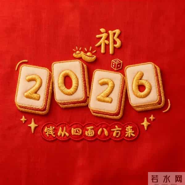 2026好运姓氏头像来啦｜2026 钱从四面八方来！