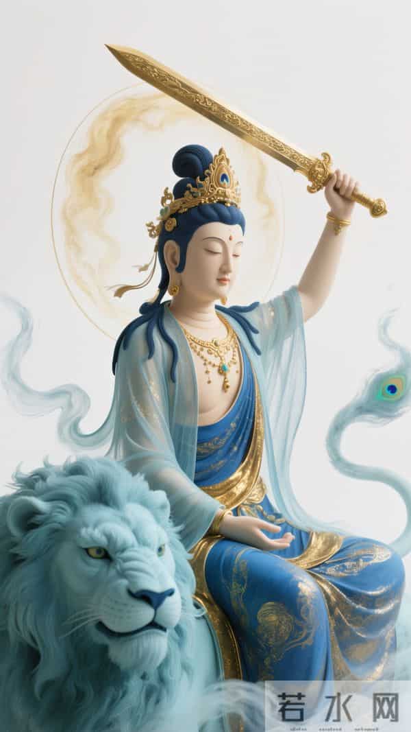 南无文殊菩萨壁纸·万般执念，皆是束缚；百般放下，皆是解脱(47)