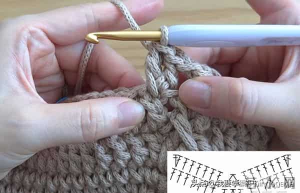 玩转基础款包包钩编,双扭条肩包教程,大方实用简约耐看