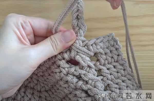玩转基础款包包钩编,双扭条肩包教程,大方实用简约耐看