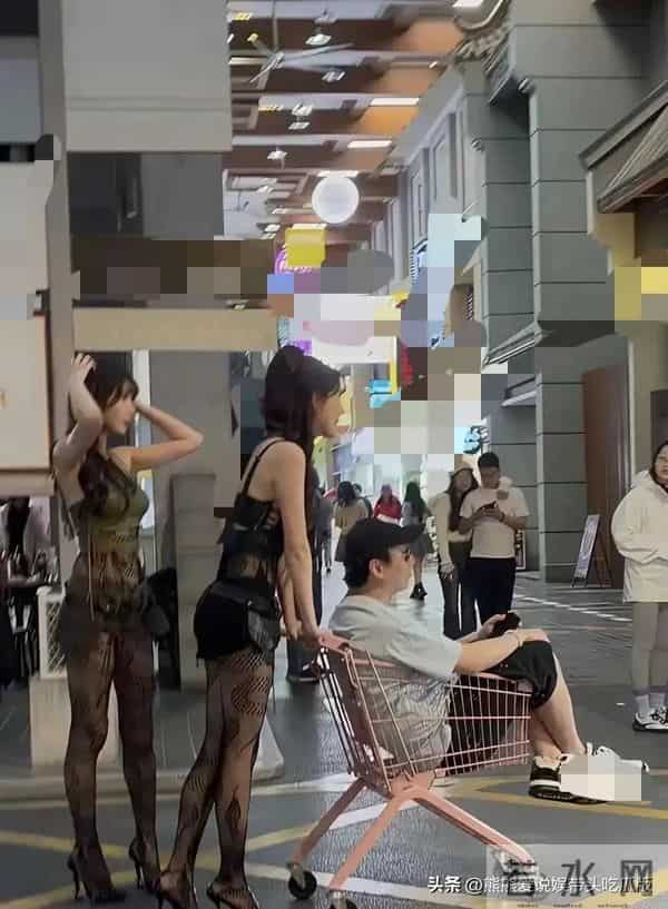 王思聪在国外过得挺逍遥自在的！六个美女陪伴的非常周到！