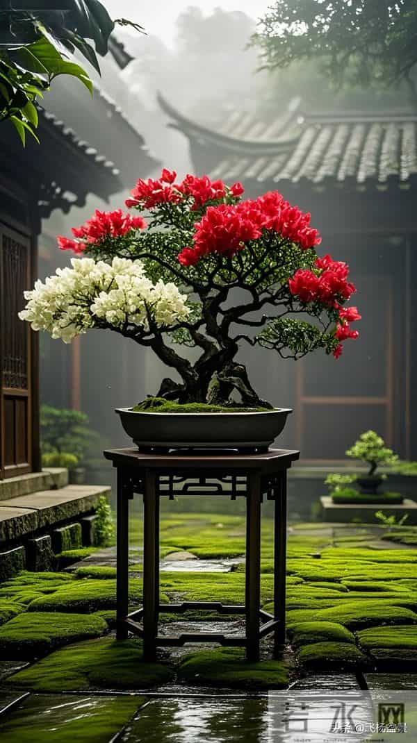 唯美风中式庭院盆景欣赏