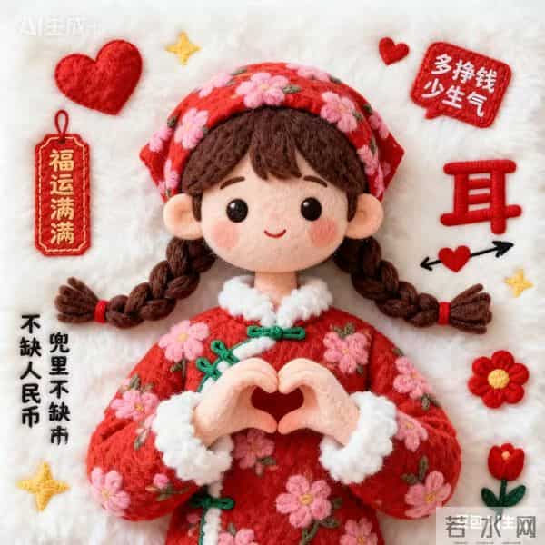 新年多挣钱少生气,羊毛毡头像先安排~