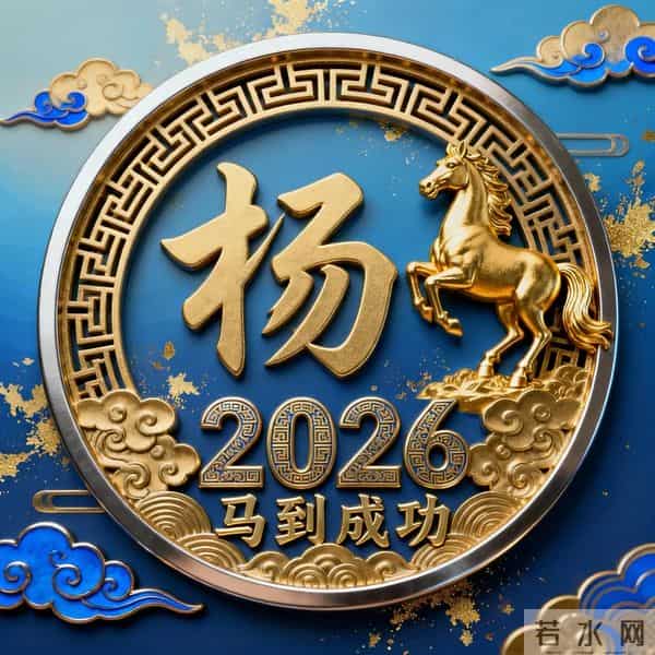 蓝金配色贵气到发光！传统回纹+鎏金泼墨背景，中式美学狠狠拿捏~