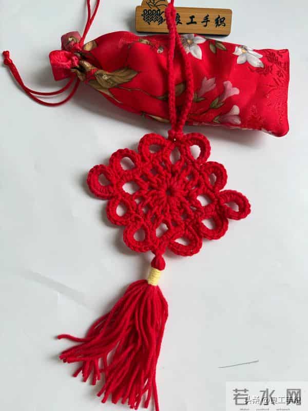 手织中国结，红韵藏福来附图解
