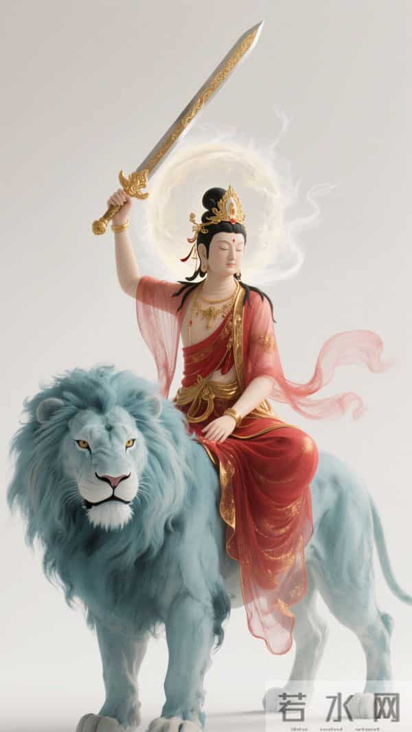 南无文殊菩萨壁纸·万般执念，皆是束缚；百般放下，皆是解脱(47)