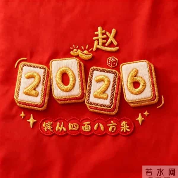 2026好运姓氏头像来啦｜2026 钱从四面八方来！