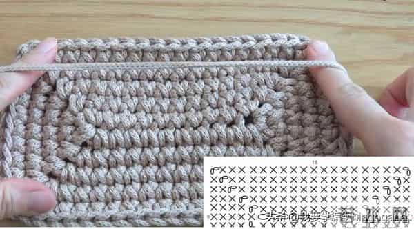 玩转基础款包包钩编,双扭条肩包教程,大方实用简约耐看